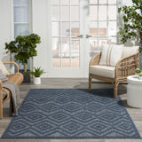 nourison versatile nrv01 navy blue rug