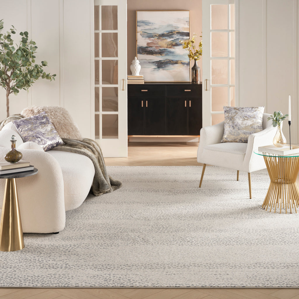 nourison elegance far03 beige grey rug