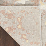nourison silk shadows sha20 silver rug