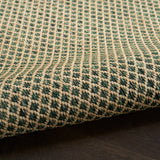 nourison courtyard cou01 green rug
