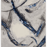 nourison brushstrokes bsk02 grey navy rug
