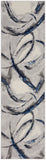 nourison brushstrokes bsk02 grey navy rug