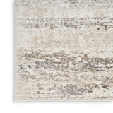 nourison glitz glz10 cream grey rug