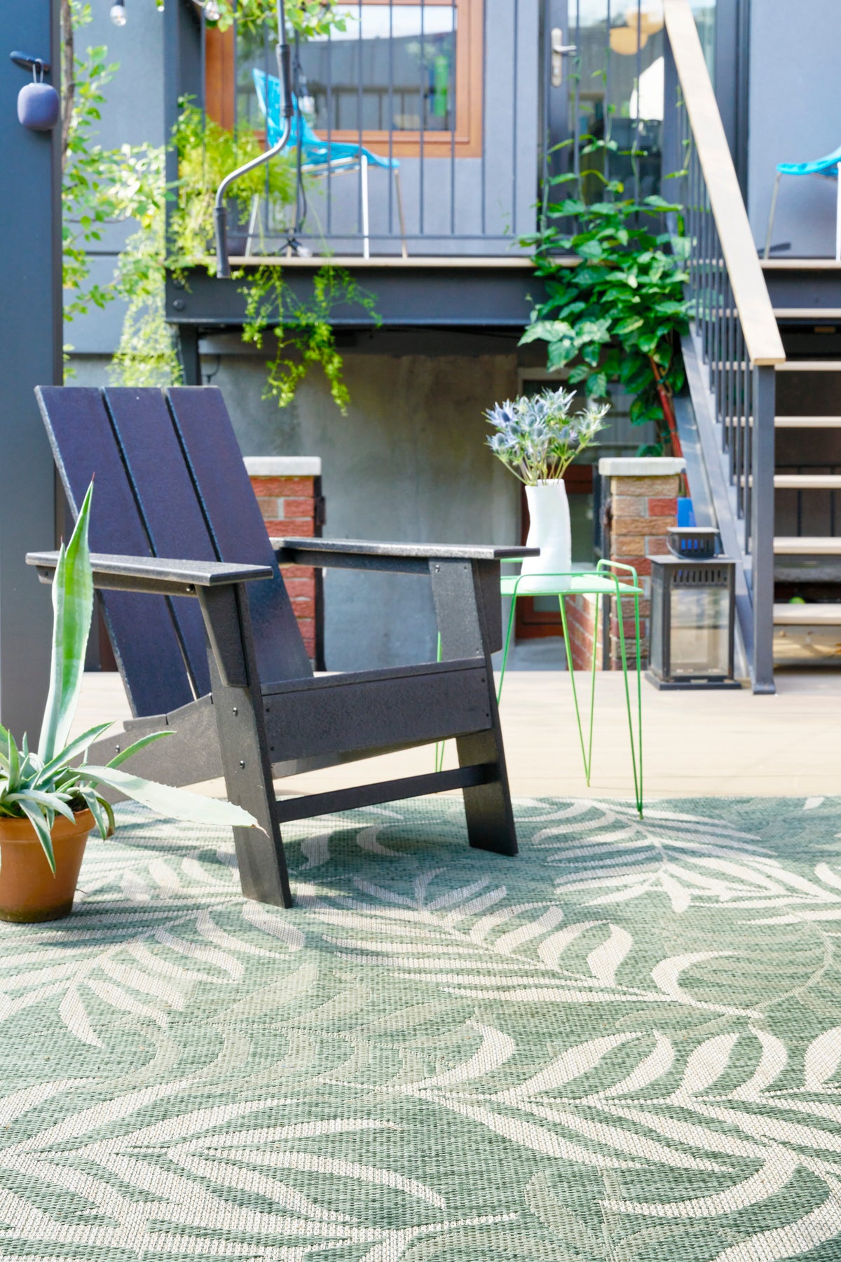 nourison garden oasis goa01 green ivory rug