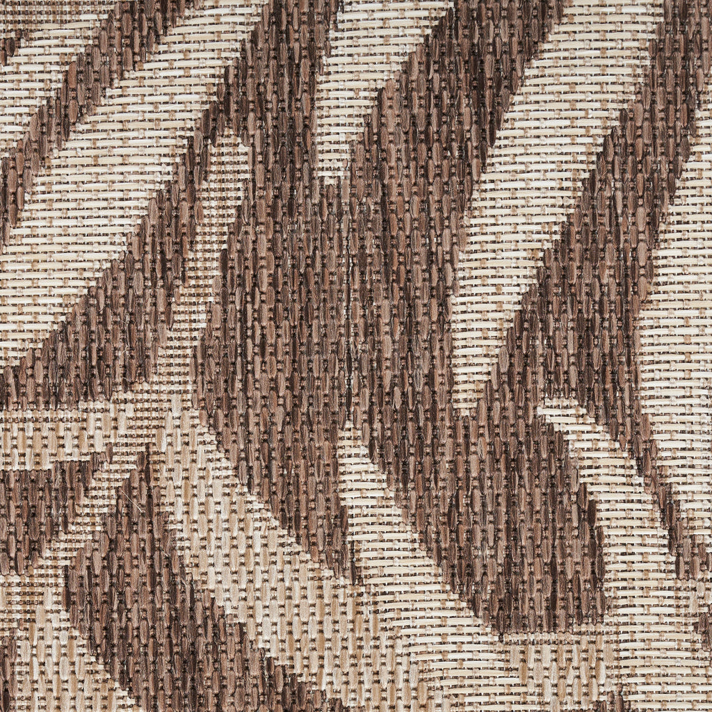 nourison garden oasis goa01 mocha rug