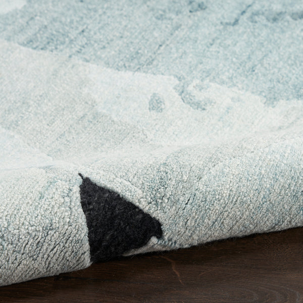 nourison silk shadows sha25 blue pink rug