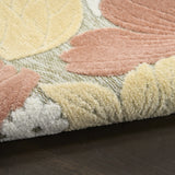nourison aloha alh42 rose rug