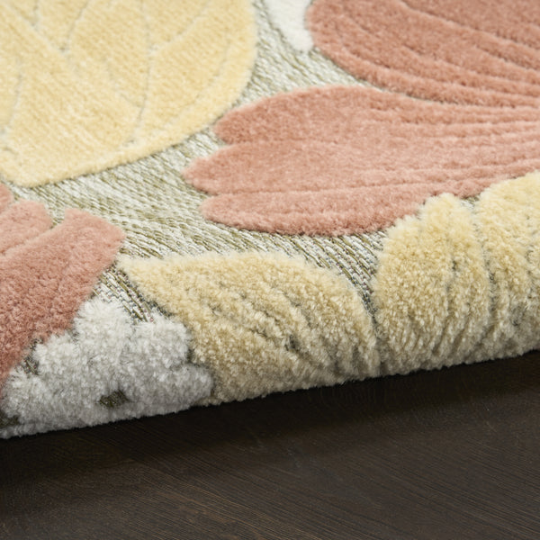 nourison aloha alh42 rose rug