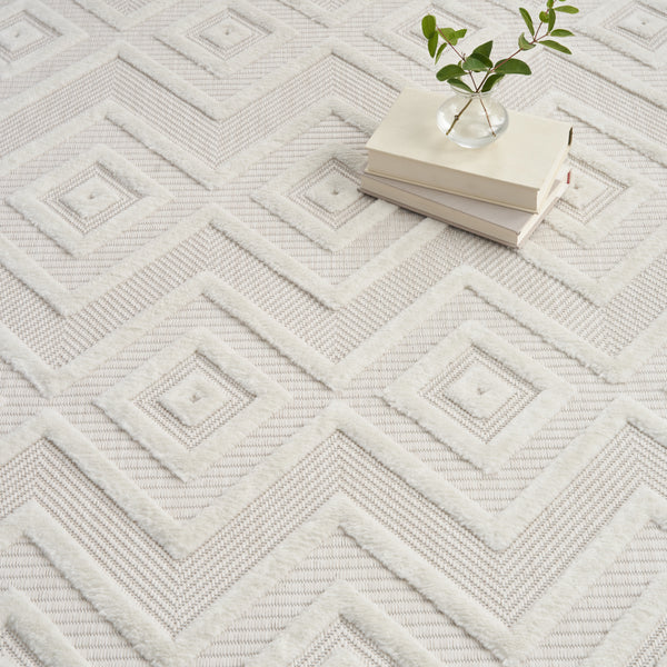 nourison versatile nrv01 ivory white rug