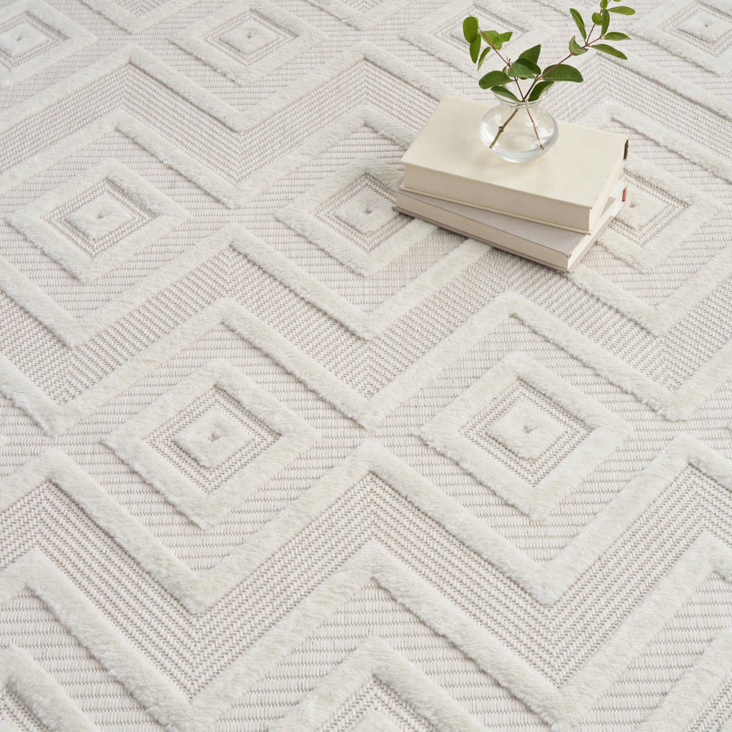 nourison versatile nrv01 ivory white rug