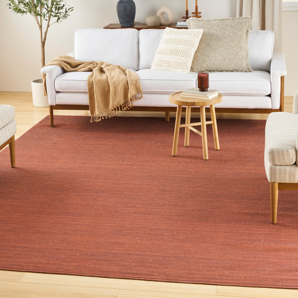 nourison washable essentials wae01 brick rug