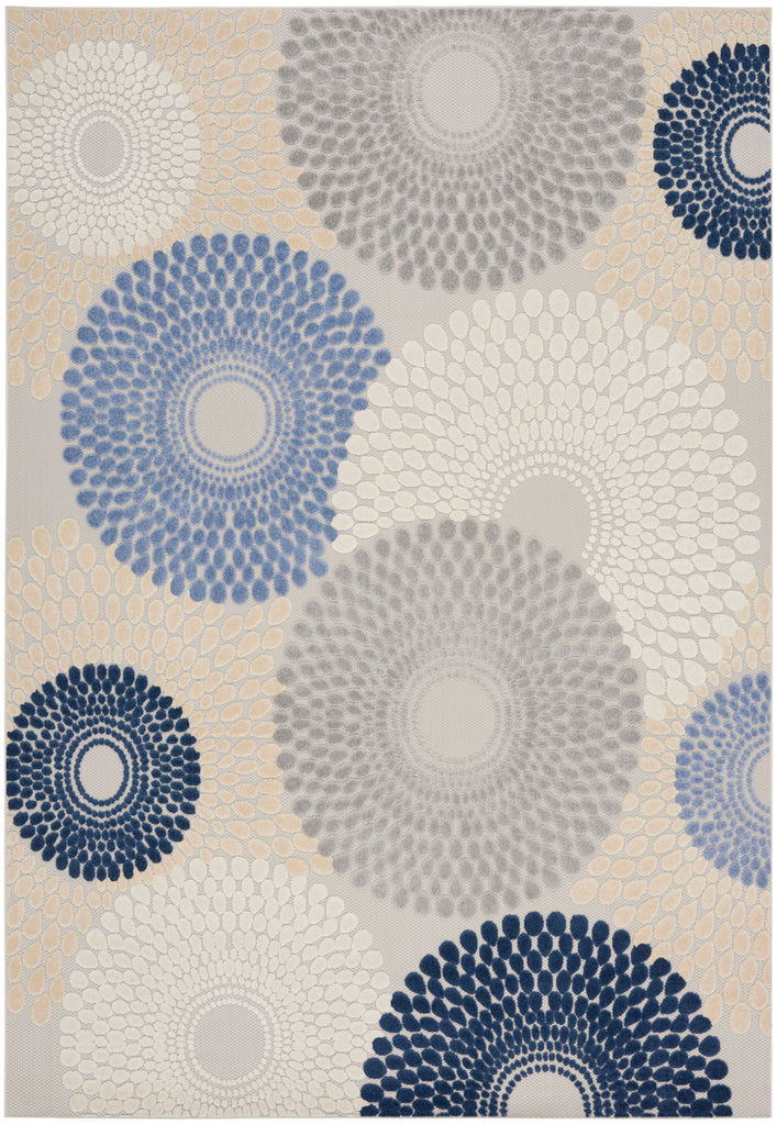 nourison aloha alh29 blue grey rug