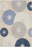 nourison aloha alh29 blue grey rug