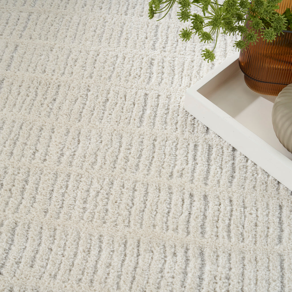 nourison modern comfort mnc03 ivory grey rug