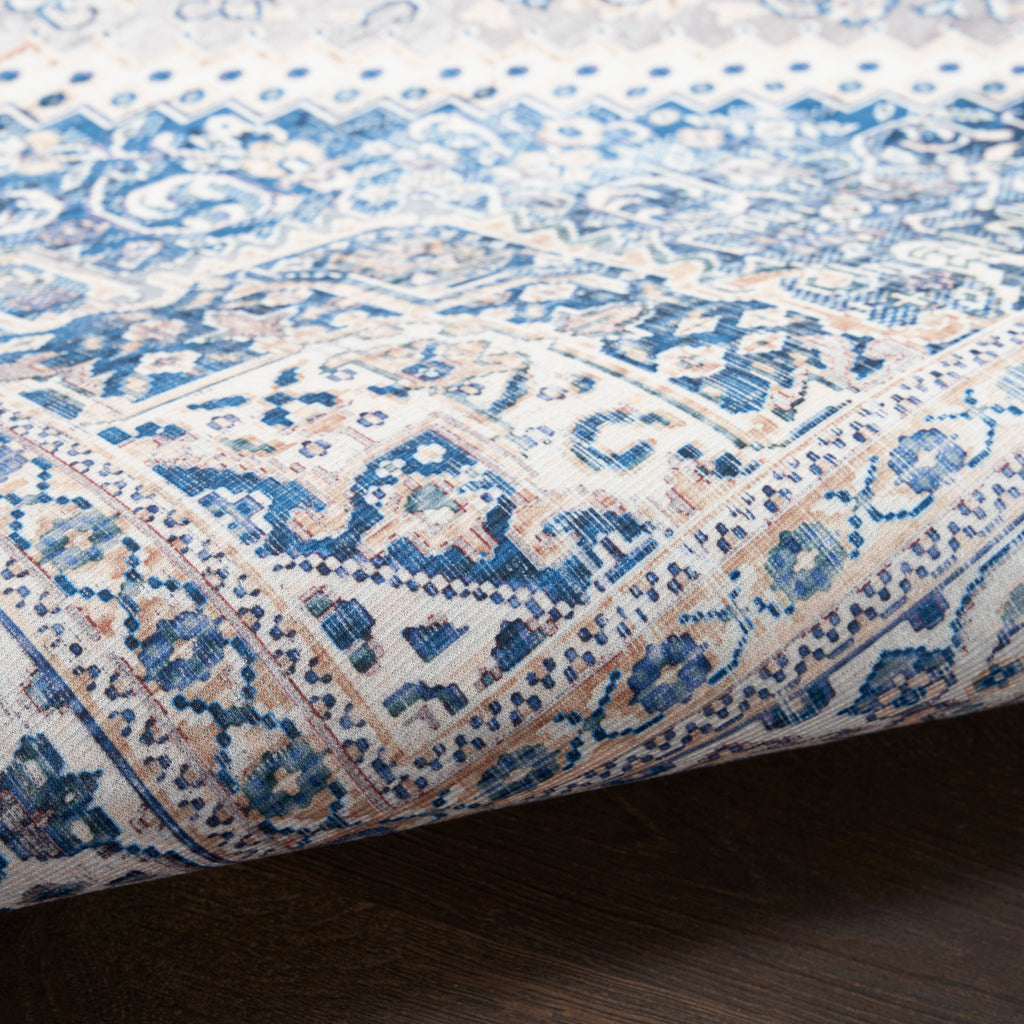 nourison vintage home vnh01 beige blue rug