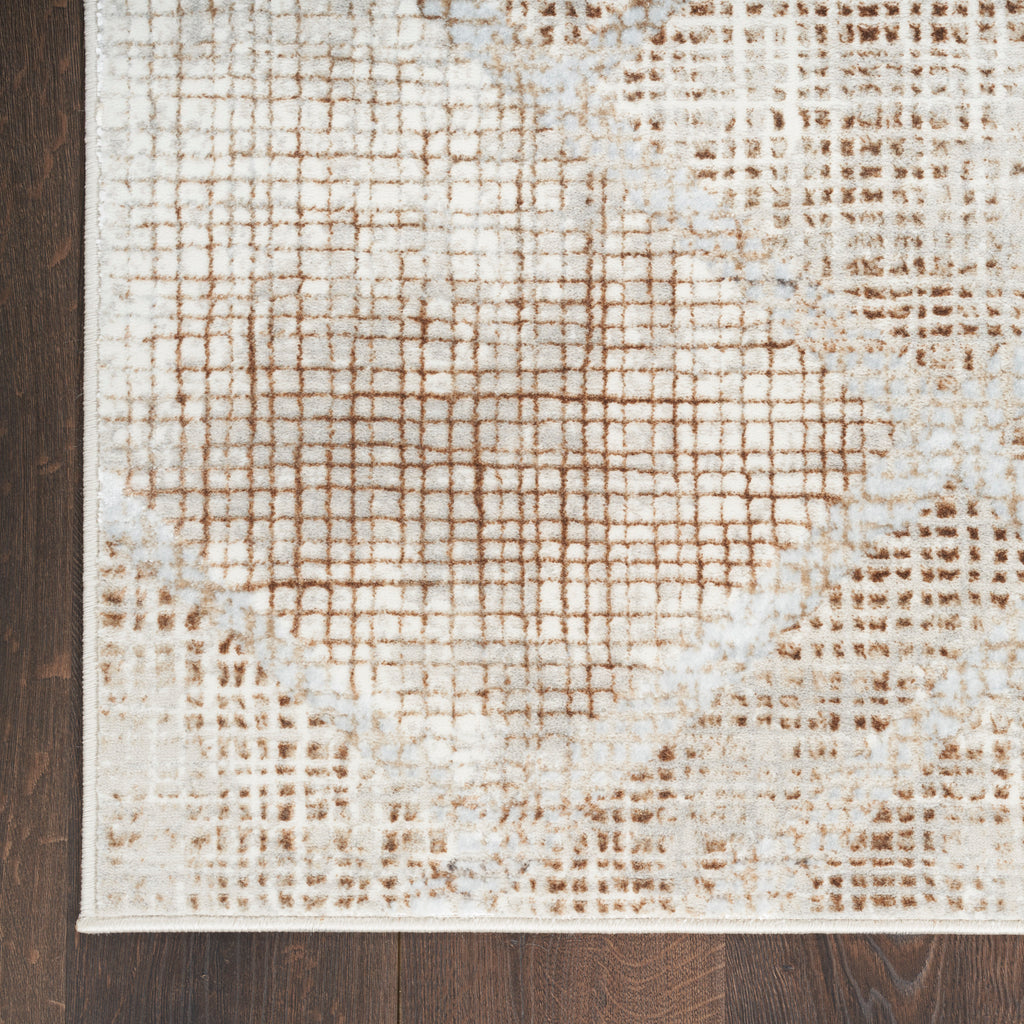 nourison iliana ili03 grey mocha rug