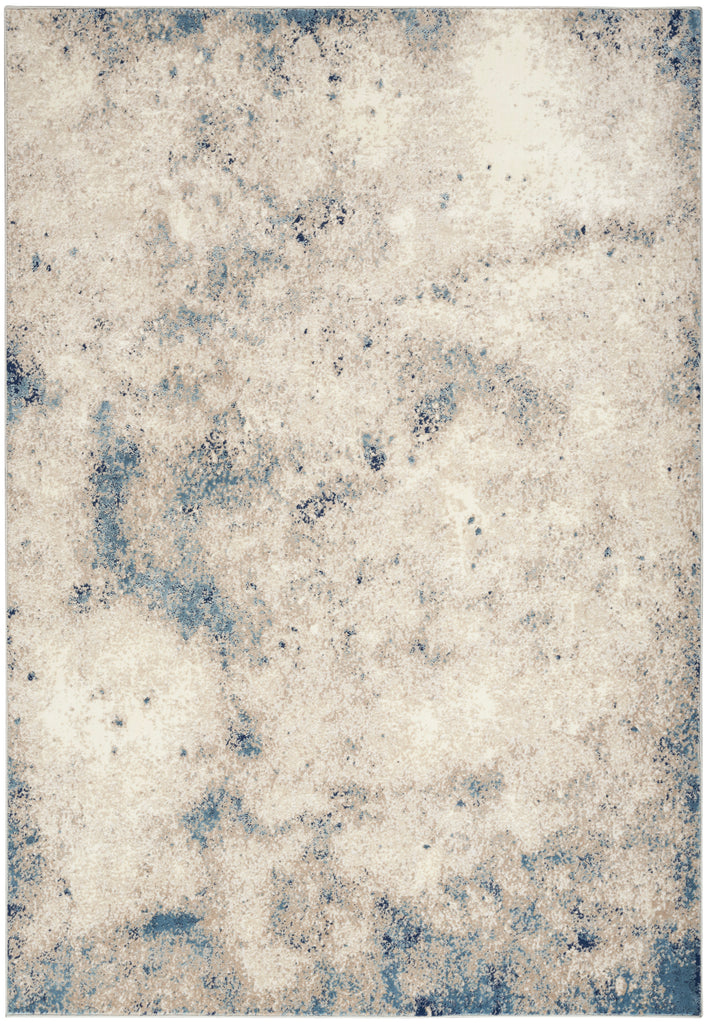nourison ck022 infinity ifn05 ivory grey blue rug