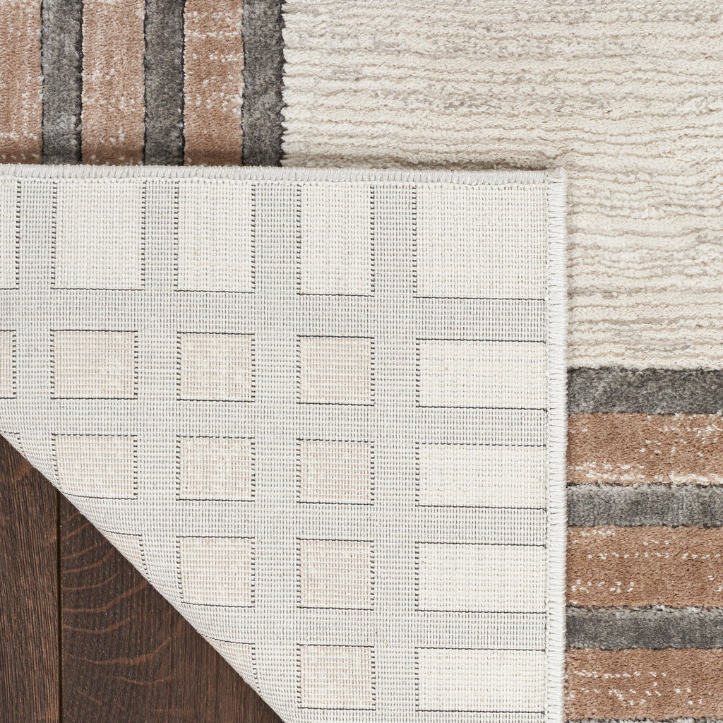 nourison desire dsr01 ivory silver rug