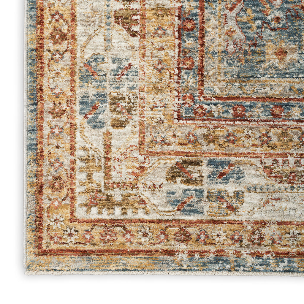 nourison sahar shr01 blue rug