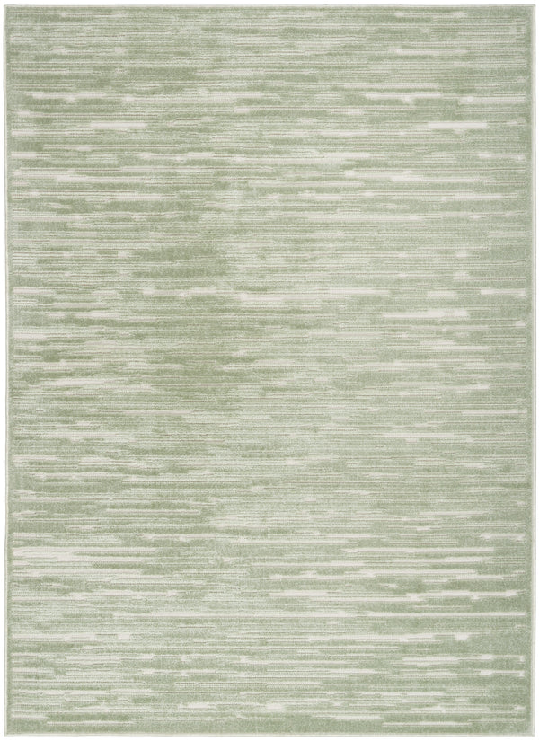 nourison care free caf04 green rug