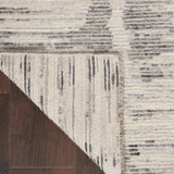 nourison ocean ocp03 cream charcoal rug