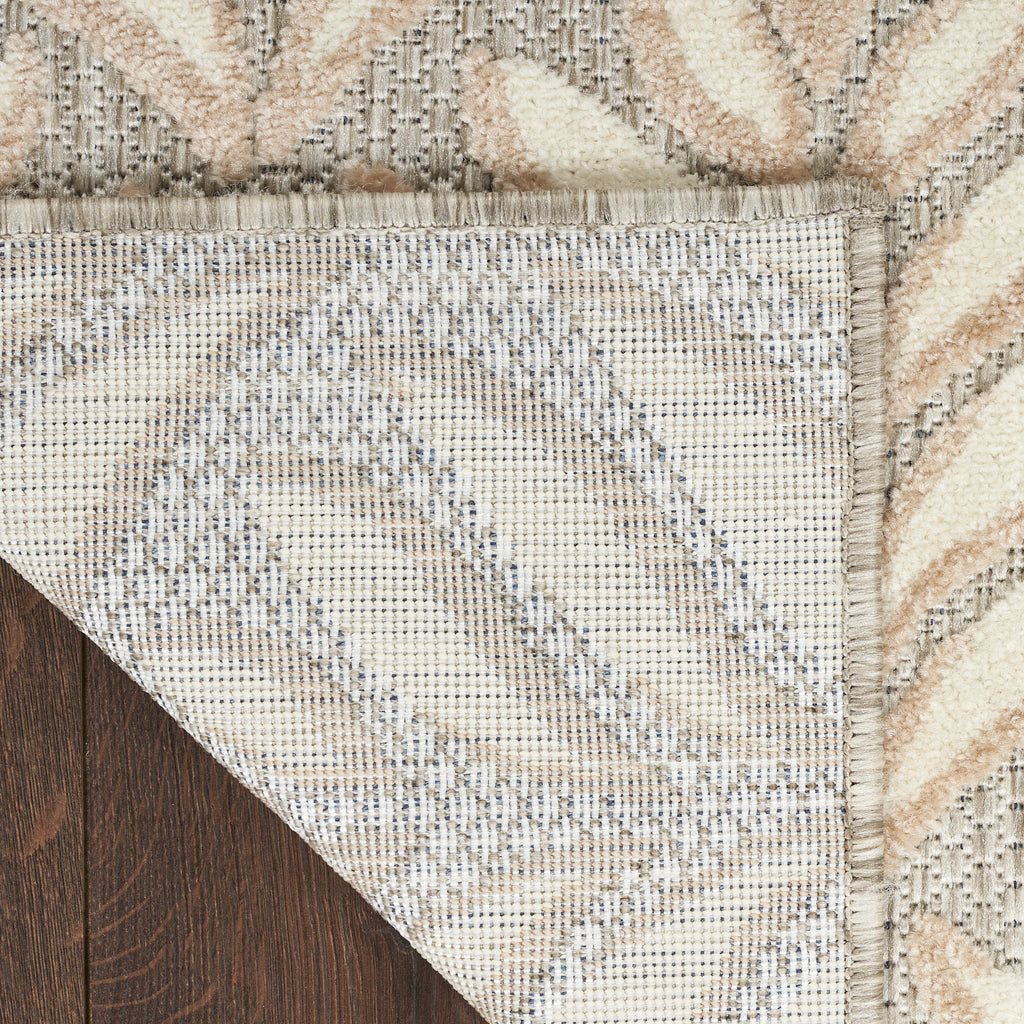 nourison aloha alh35 ivory grey rug