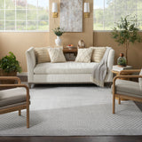nourison care free caf02 light grey rug