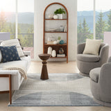 nourison astra machine washable asw03 ivory blue rug