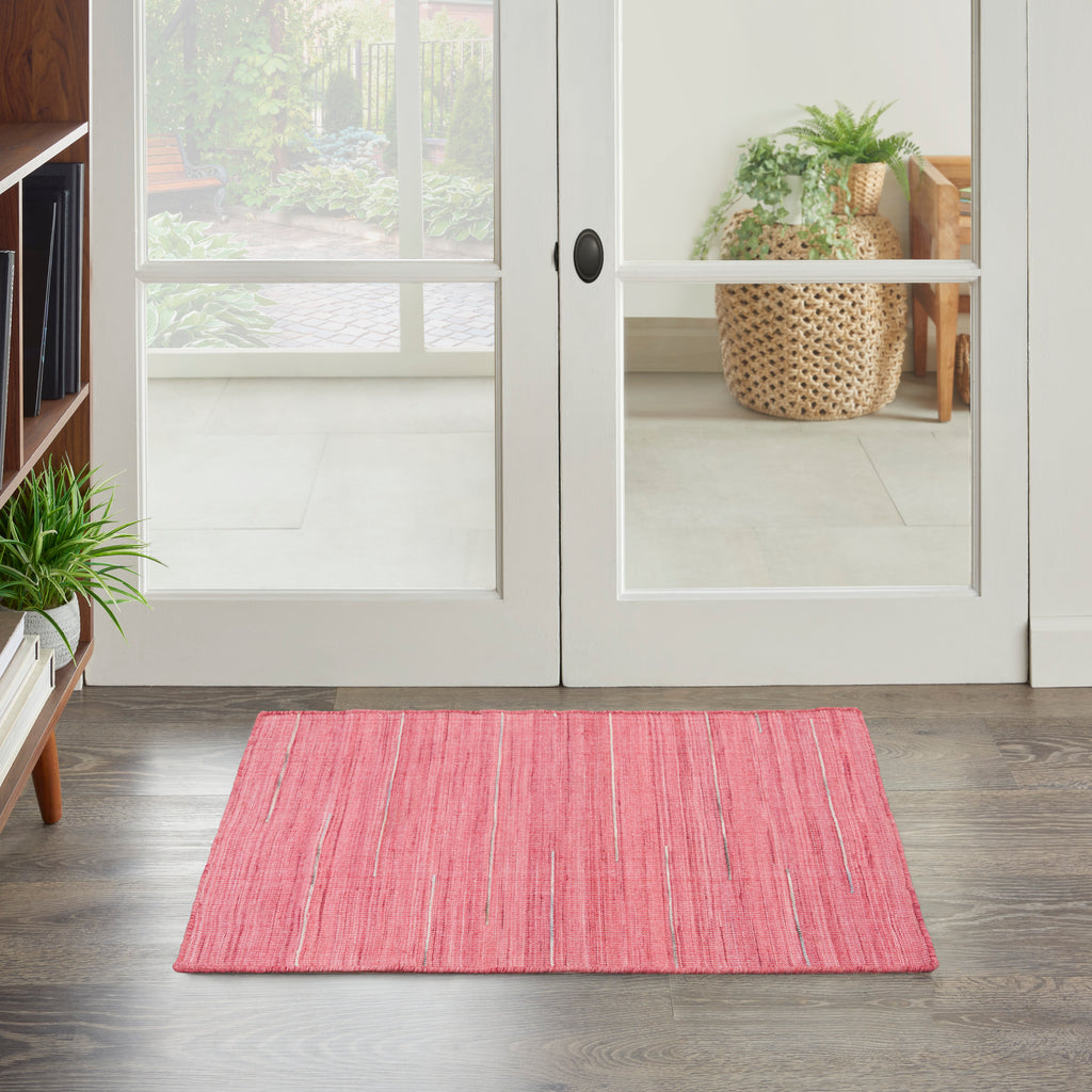 nourison interweave iwv01 rose rug