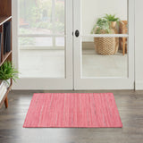 nourison interweave iwv01 rose rug