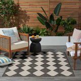 nourison positano pos04 black rug