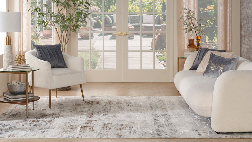 nourison glitz glz23 grey multicolor rug