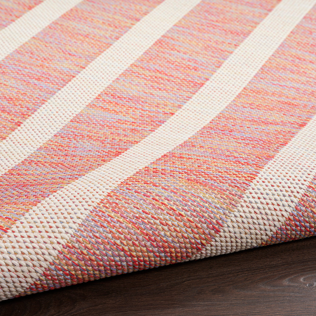 nourison positano pos03 rainbow ivory rug