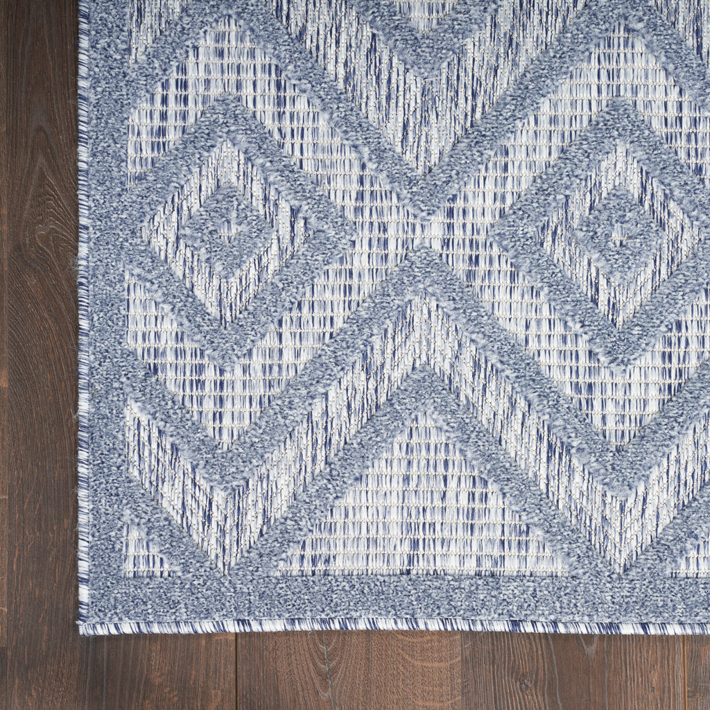 nourison versatile nrv01 denim blue rug
