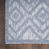 nourison versatile nrv01 denim blue rug