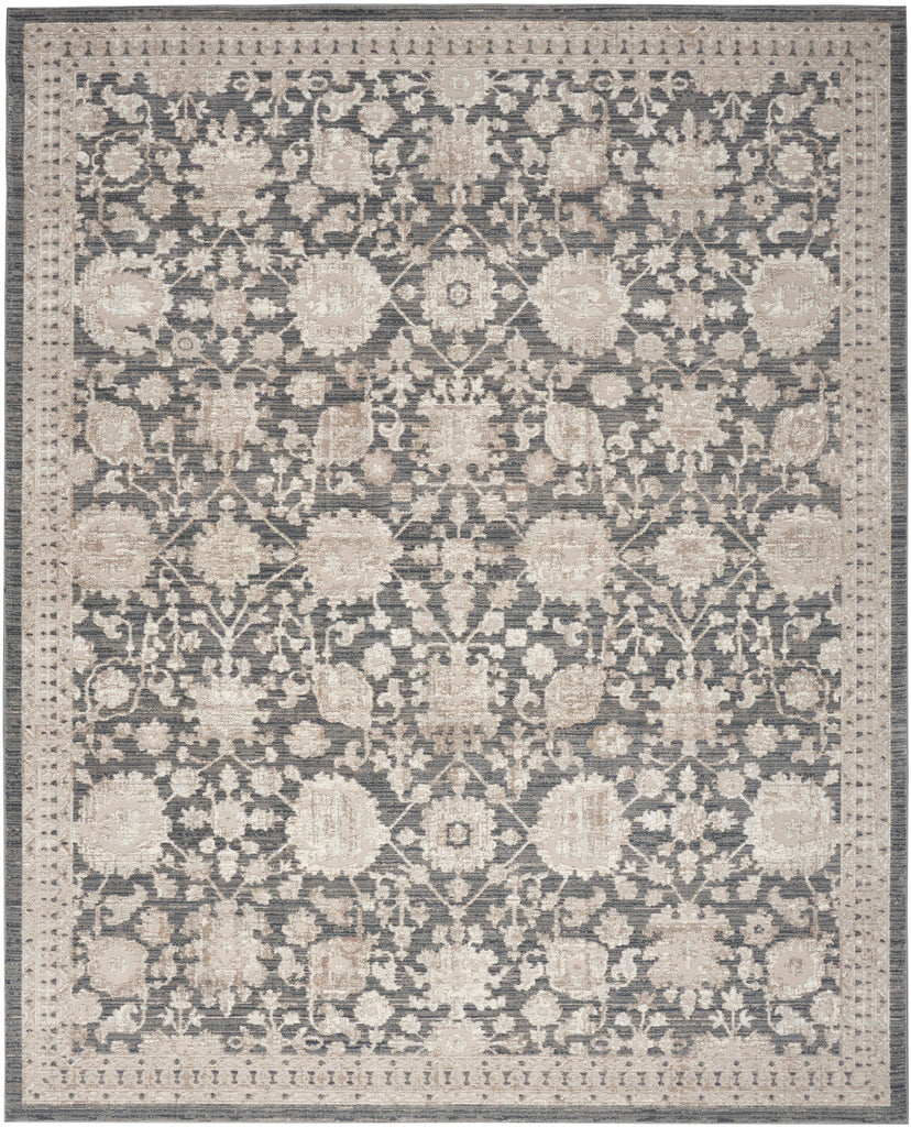 nourison eco cycle ecy02 charcoal rug