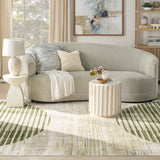 nourison astra machine washable asw03 ivory olive rug