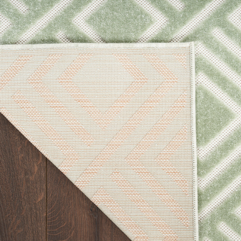 nourison care free caf03 green rug