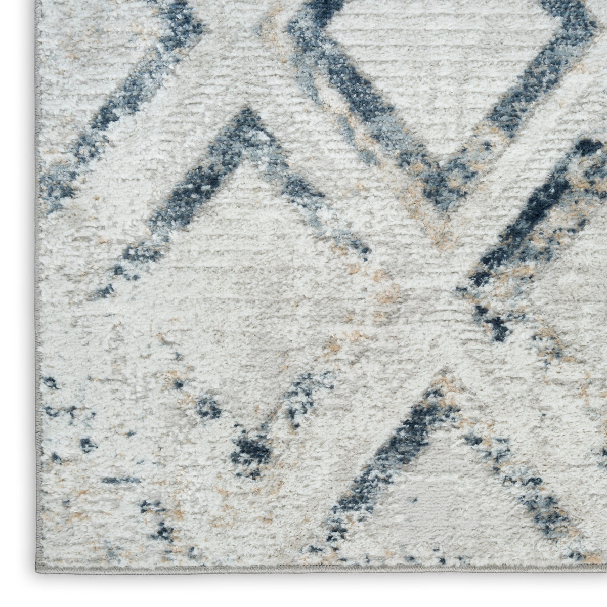 nourison dekor dek05 grey navy rug