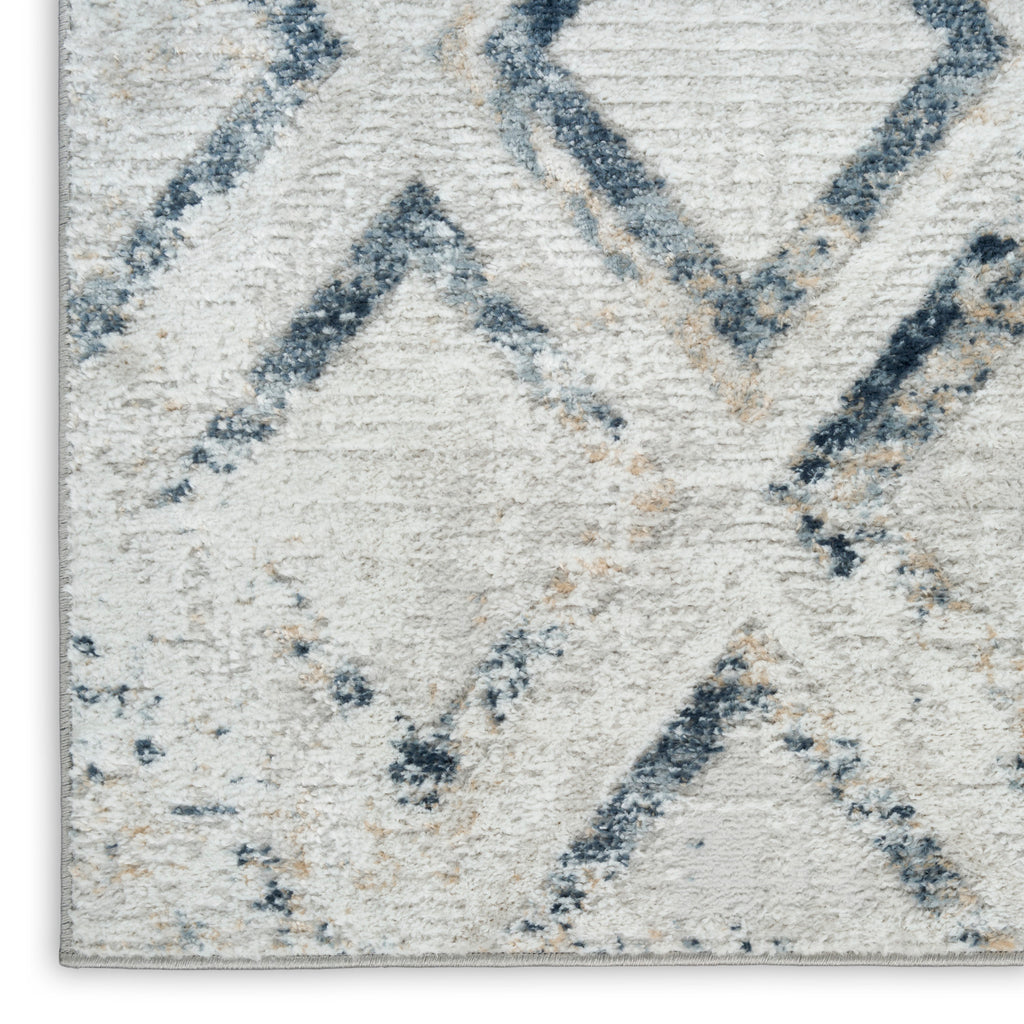 nourison dekor dek05 grey navy rug