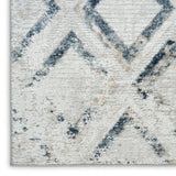 nourison dekor dek05 grey navy rug