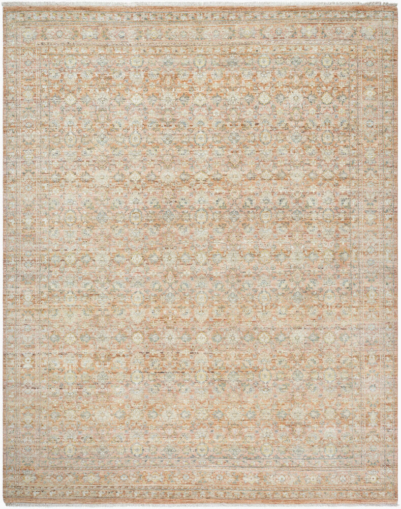 surya zeenat znt 2302 burnt sienna rug