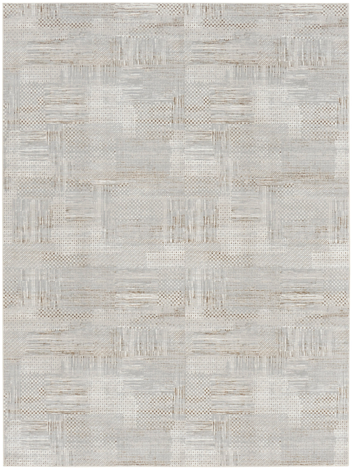nourison glitz glz09 silver grey rug