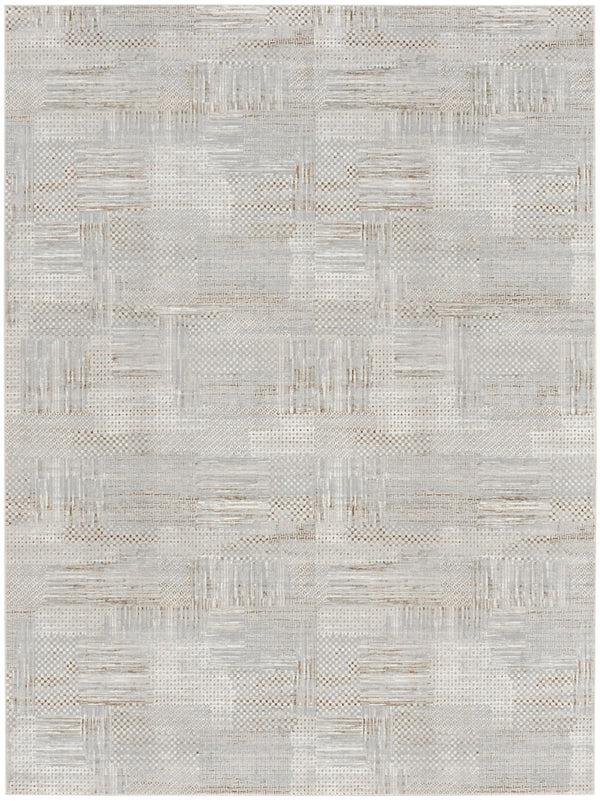 nourison glitz glz09 silver grey rug