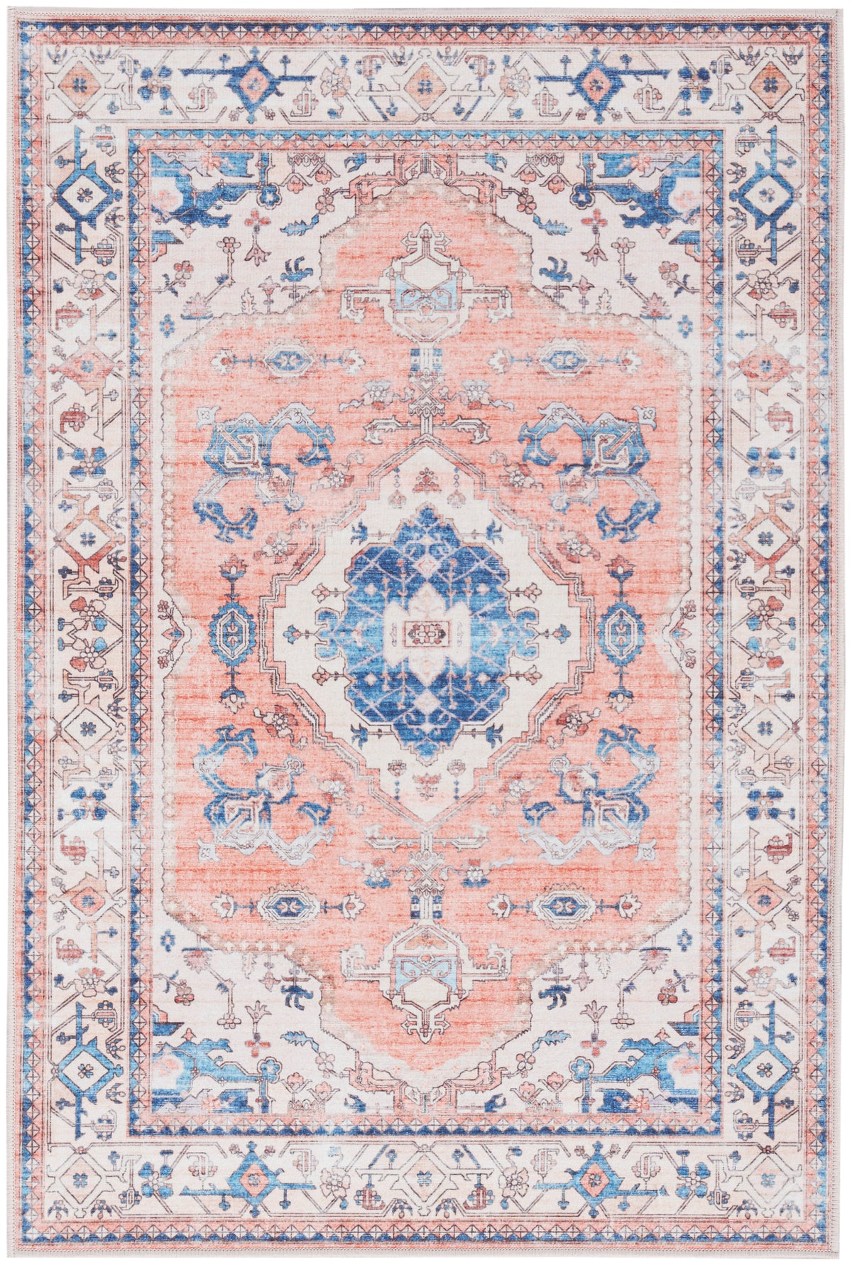 nourison fulton ful11 coral rug