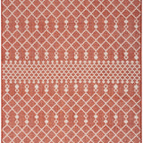 nourison positano pos02 terracotta rug