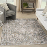 nourison astra machine washable asw16 gold grey rug