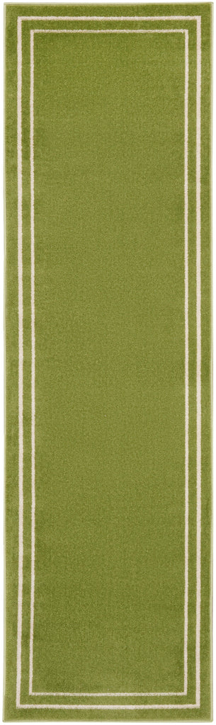 nourison nourison essentials nre02 green ivory rug