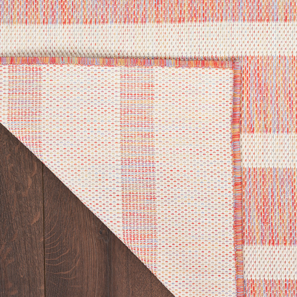nourison positano pos03 rainbow ivory rug