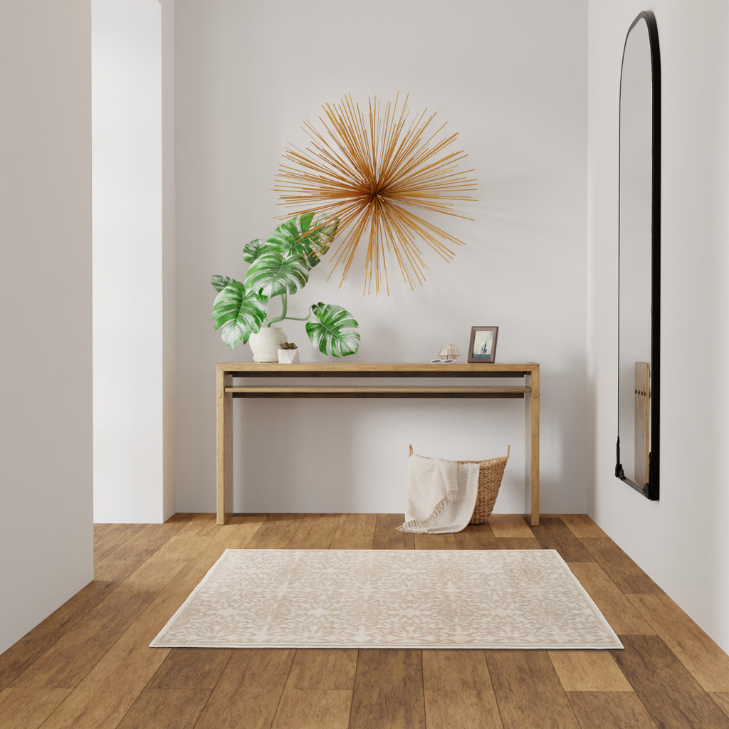 nourison jubilant jub06 ivory beige rug